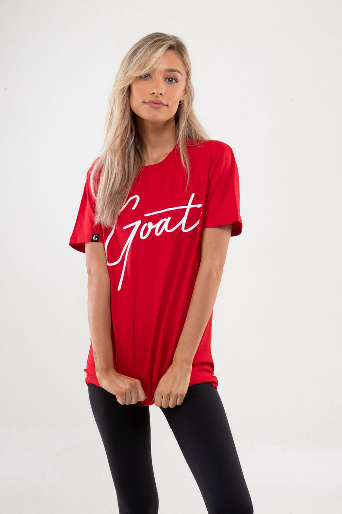 Red GOAT Signature T-Shirt